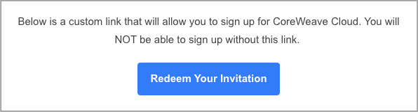 Invitations are sent by email